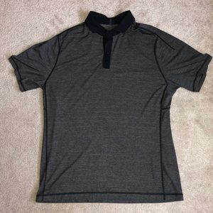 Lululemon Metal Vent Tech Polo XL Heather Grey